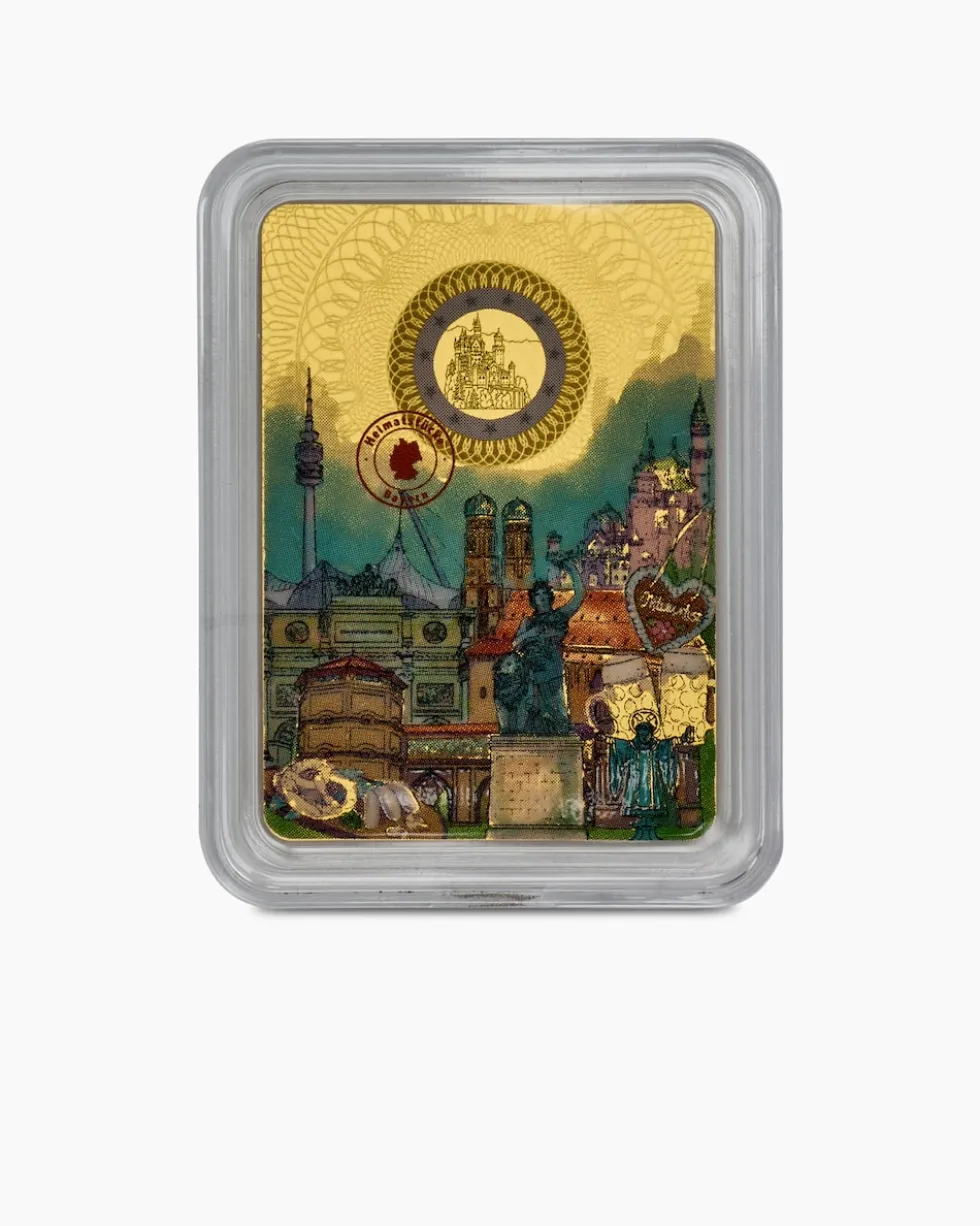Goldmünzbarren "Heimatstücke", 16tlg.
