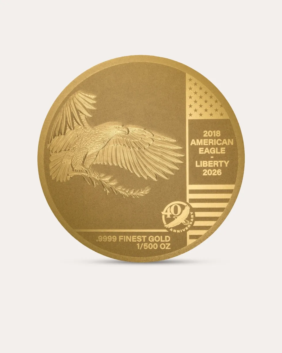 Goldmünzen-Kollektion American Eagle 40. Jubiläum, 40tlg.