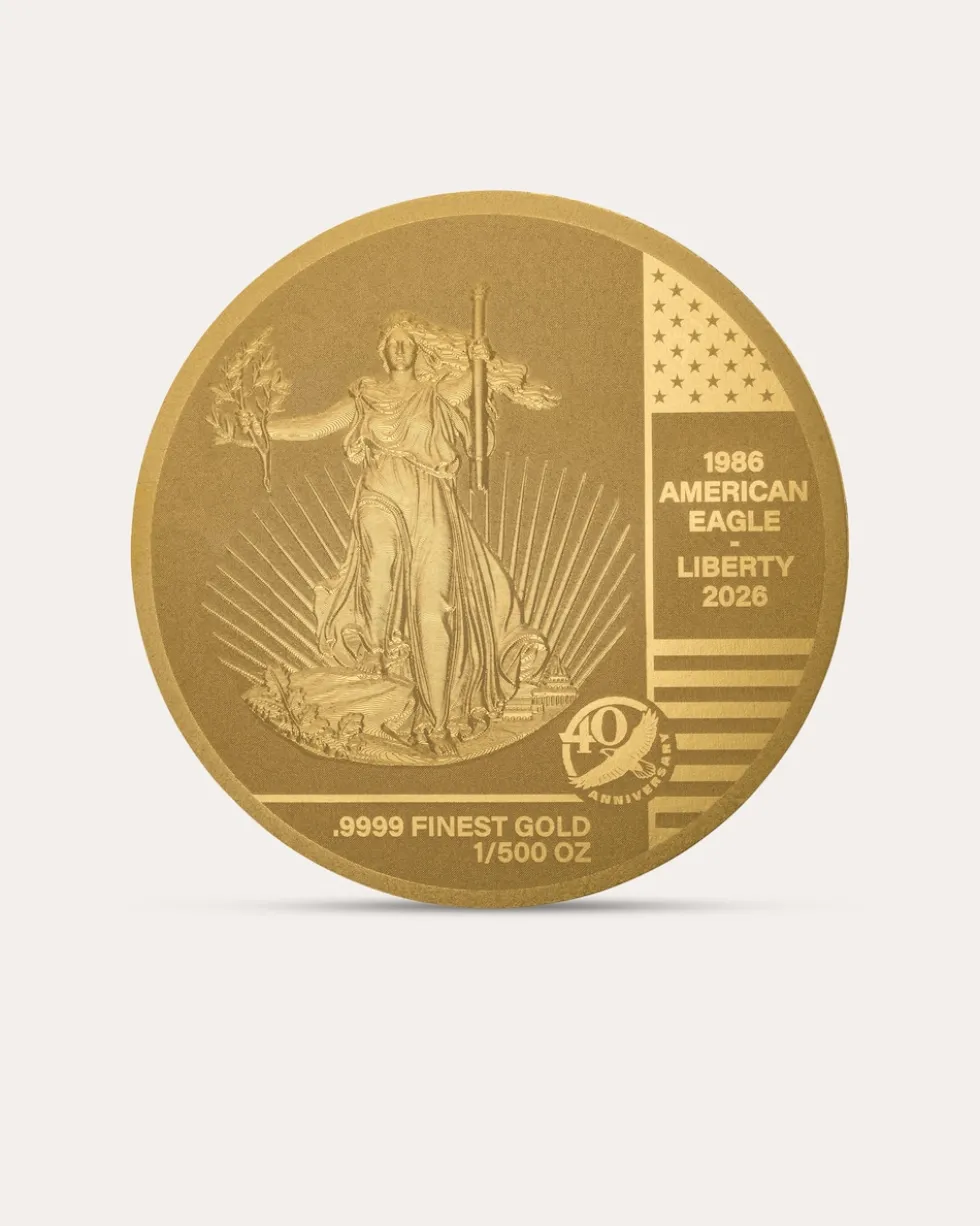 Goldmünzen-Kollektion American Eagle 40. Jubiläum, 40tlg.