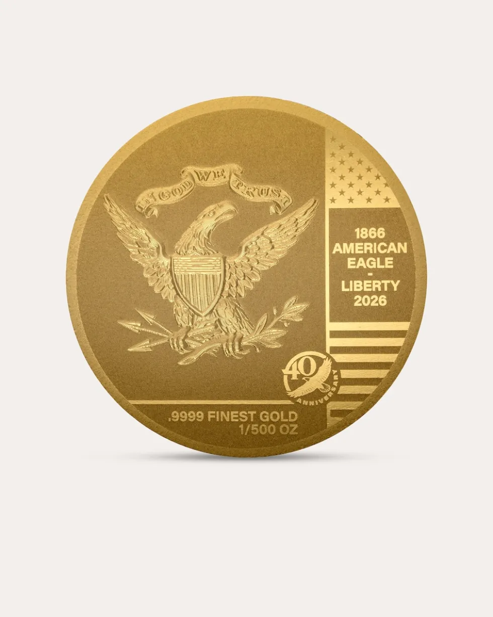 Goldmünzen-Kollektion American Eagle 40. Jubiläum, 40tlg.