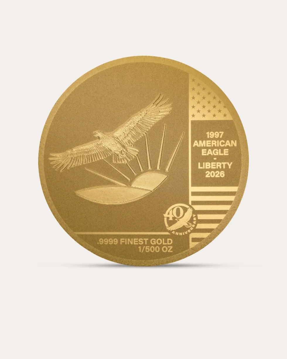 Goldmünzen-Kollektion American Eagle 40. Jubiläum, 40tlg.