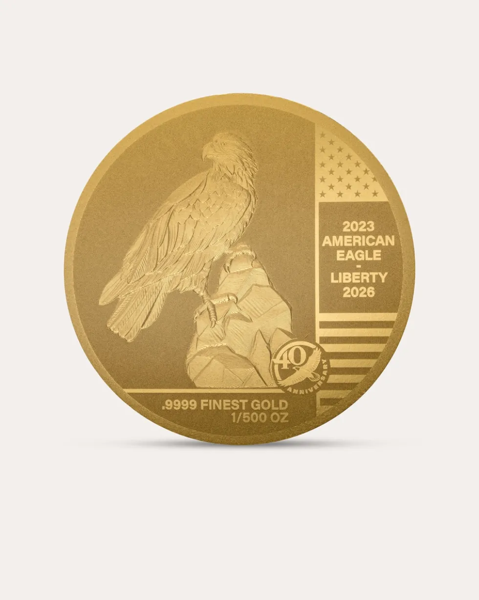 Goldmünzen-Kollektion American Eagle 40. Jubiläum, 40tlg.