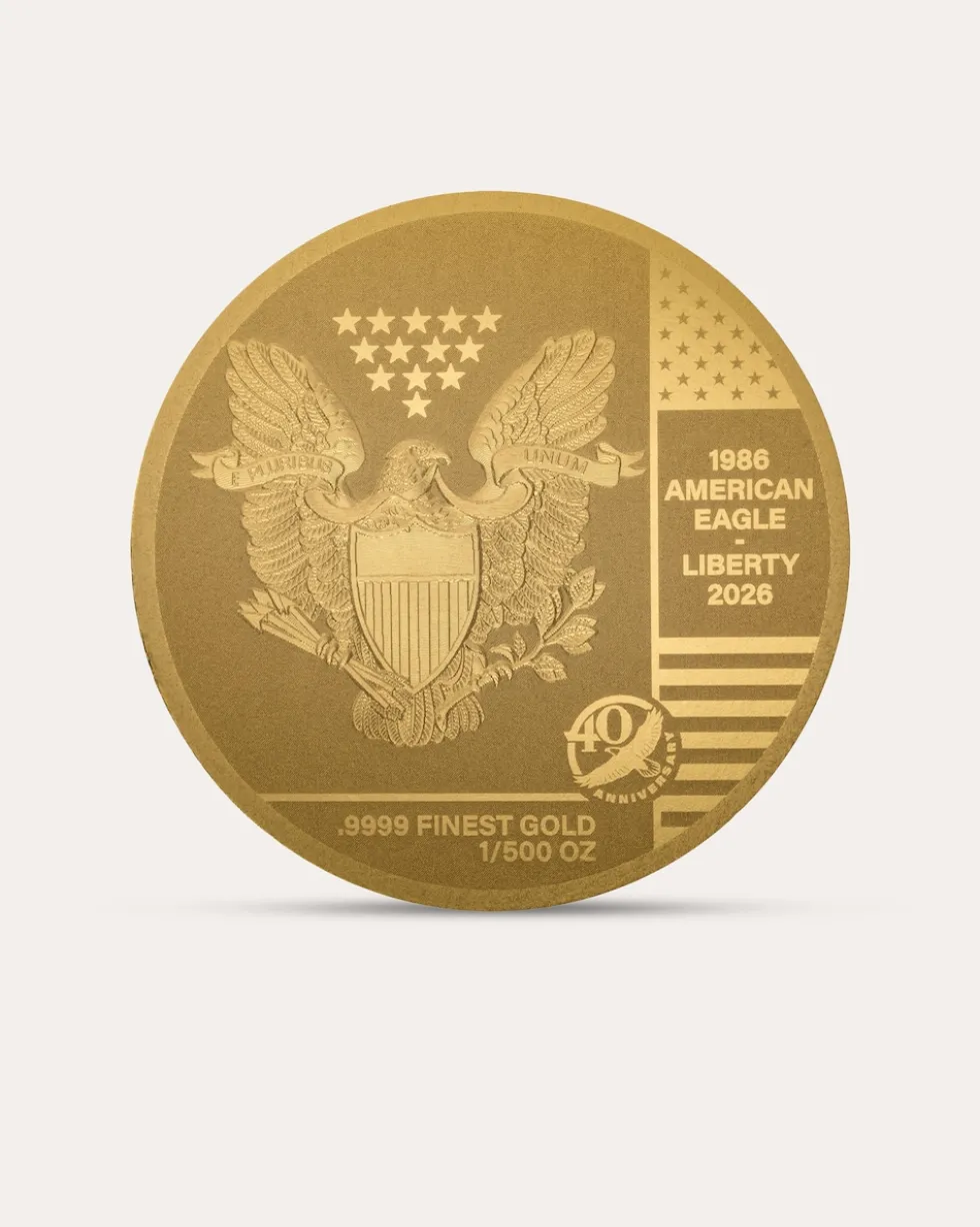 Goldmünzen-Kollektion American Eagle 40. Jubiläum, 40tlg.