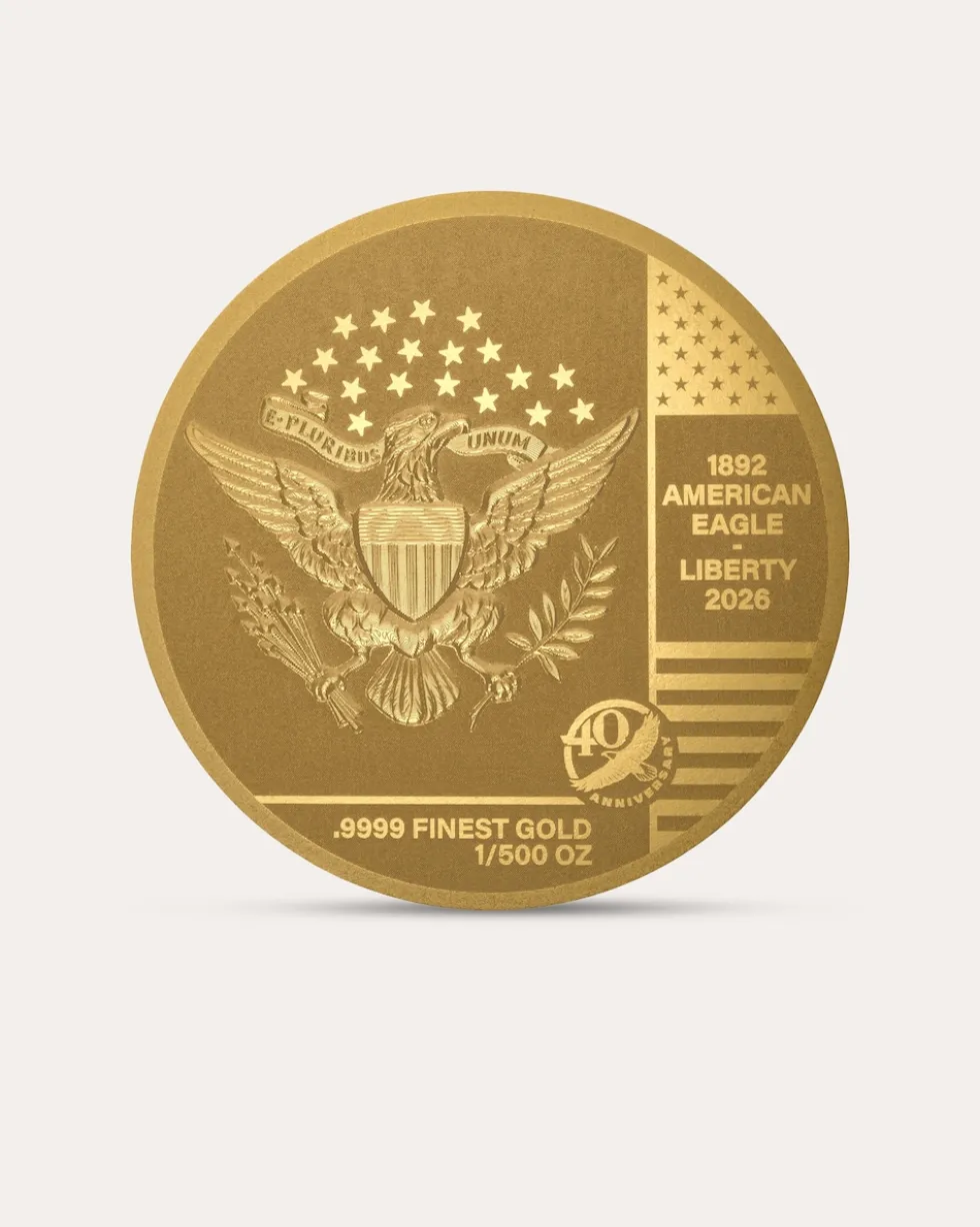 Goldmünzen-Kollektion American Eagle 40. Jubiläum, 40tlg.