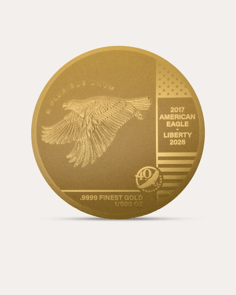Goldmünzen-Kollektion American Eagle 40. Jubiläum, 40tlg.