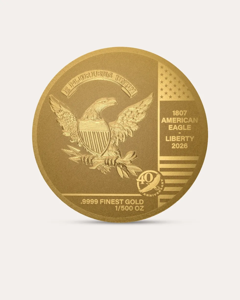 Goldmünzen-Kollektion American Eagle 40. Jubiläum, 40tlg.