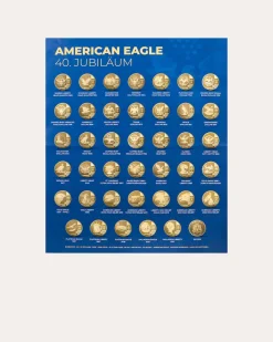 Goldmünzen-Kollektion American Eagle 40. Jubiläum, 40tlg.