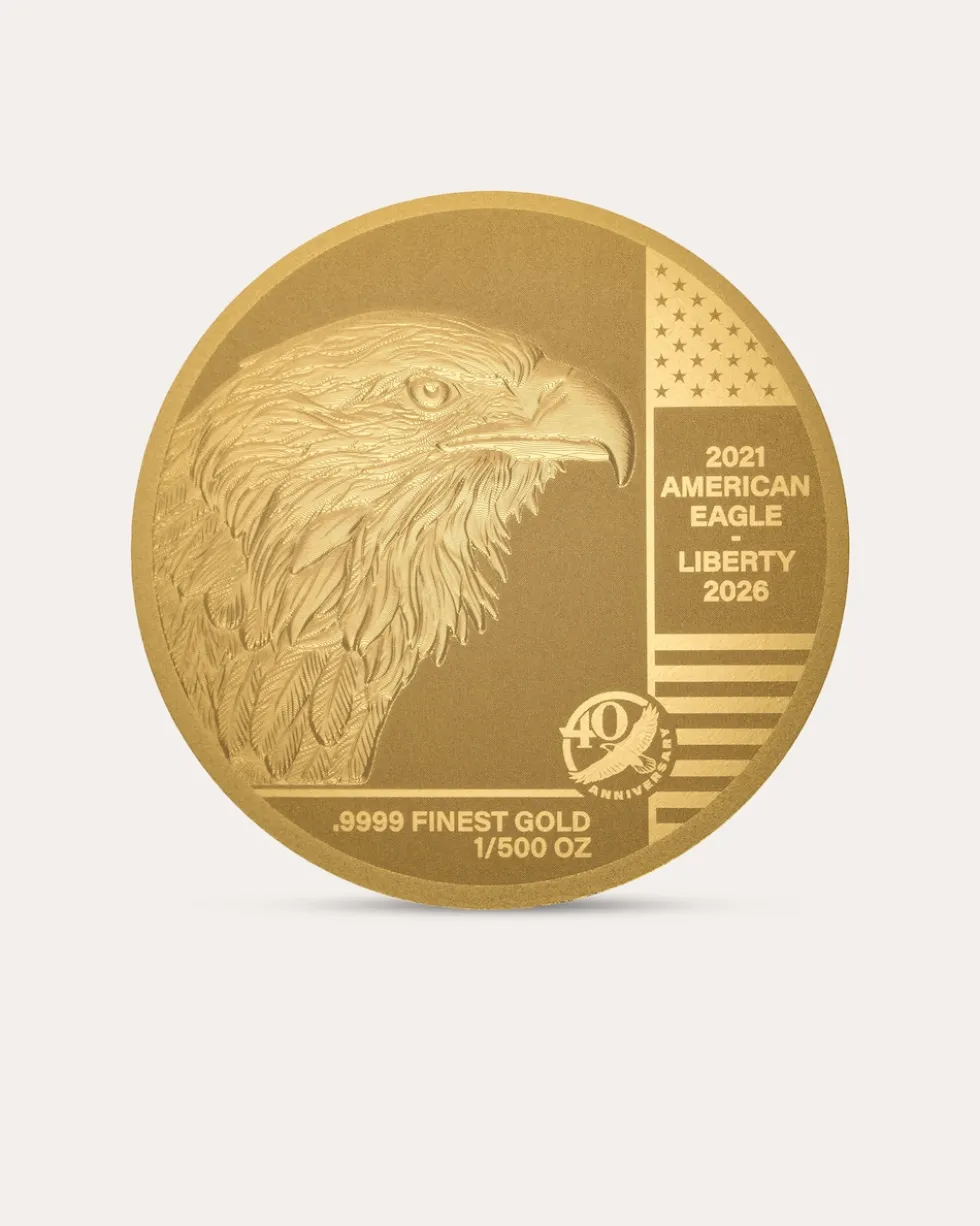 Goldmünzen-Kollektion American Eagle 40. Jubiläum, 40tlg.