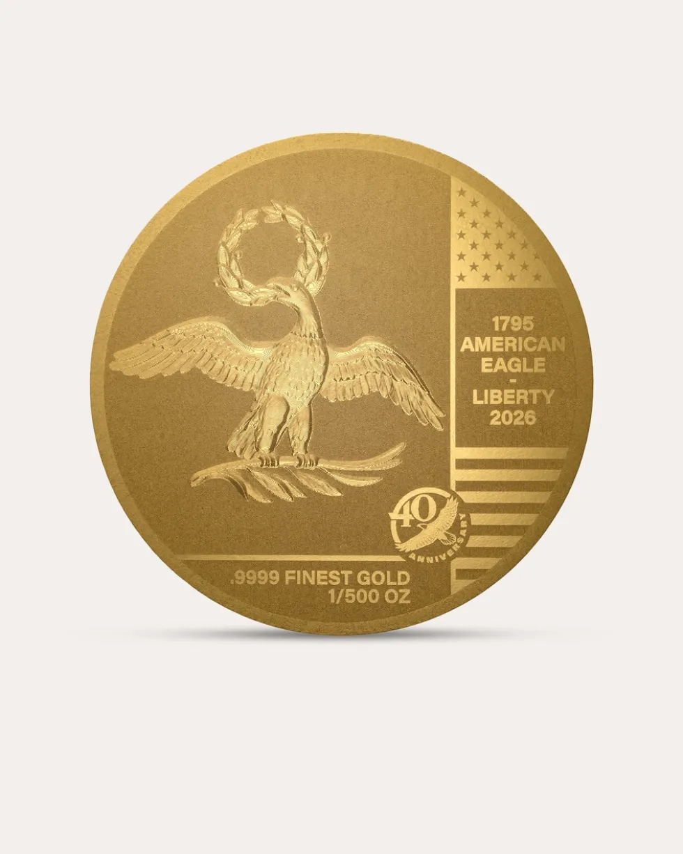 Goldmünzen-Kollektion American Eagle 40. Jubiläum, 40tlg.