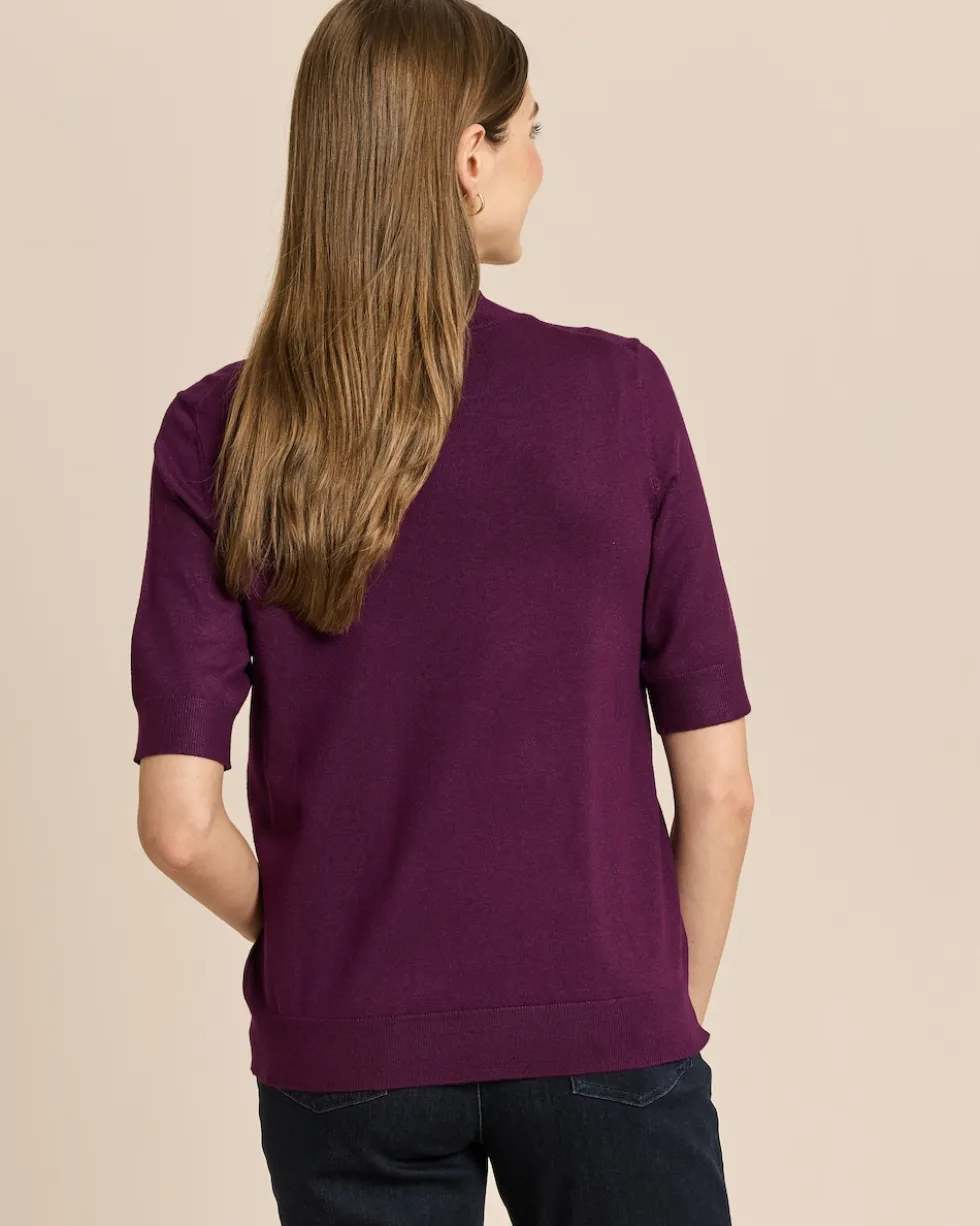 Halbarm-Pullover