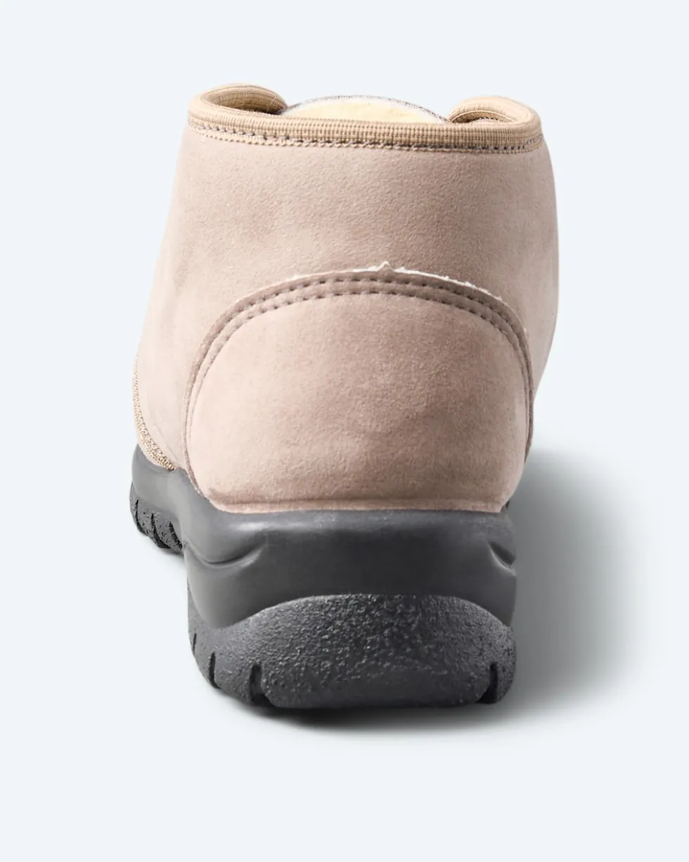 Halbschuh Echtleder Lammfellfutter