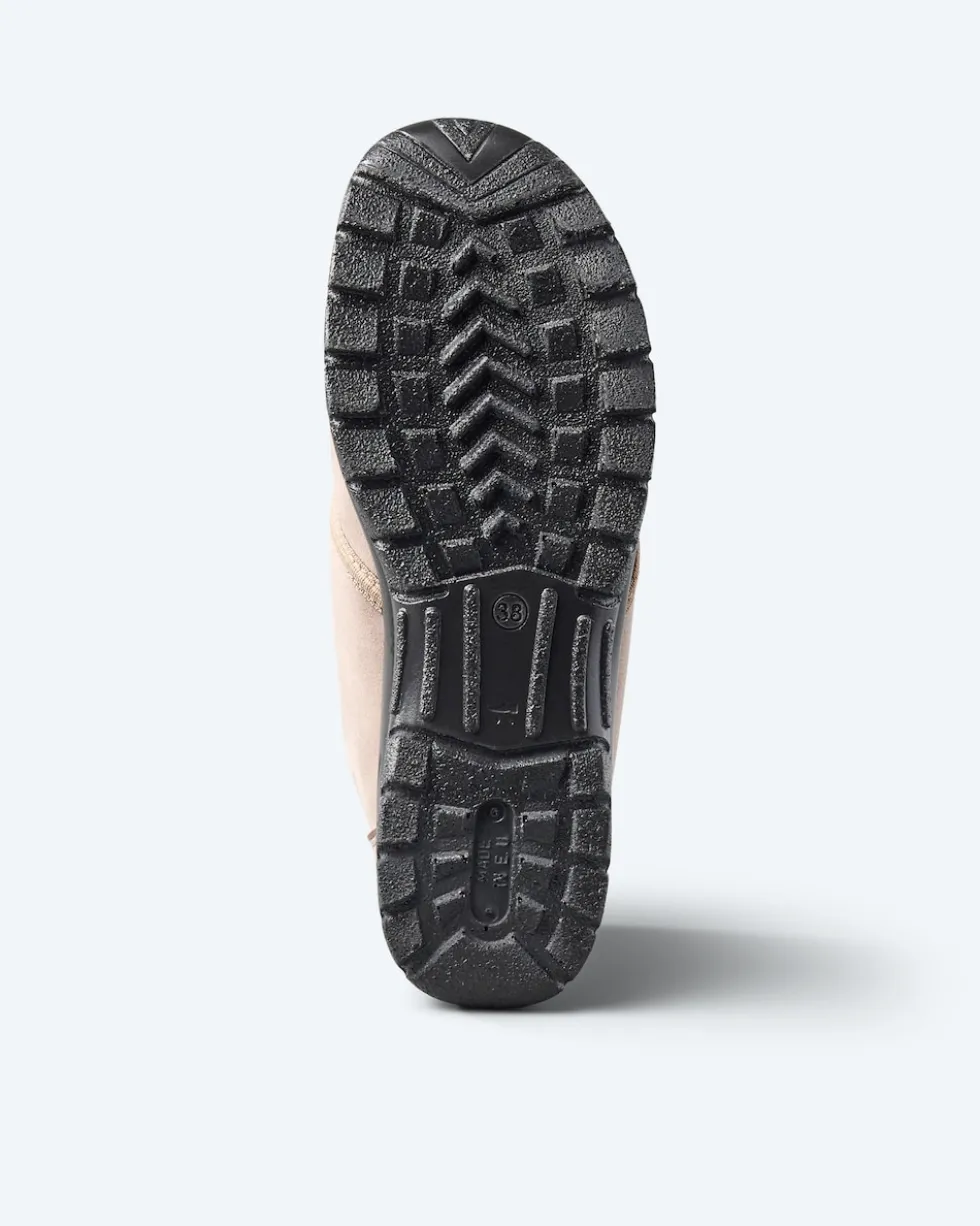 Halbschuh Echtleder Lammfellfutter