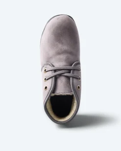 Halbschuh Echtleder Lammfellfutter