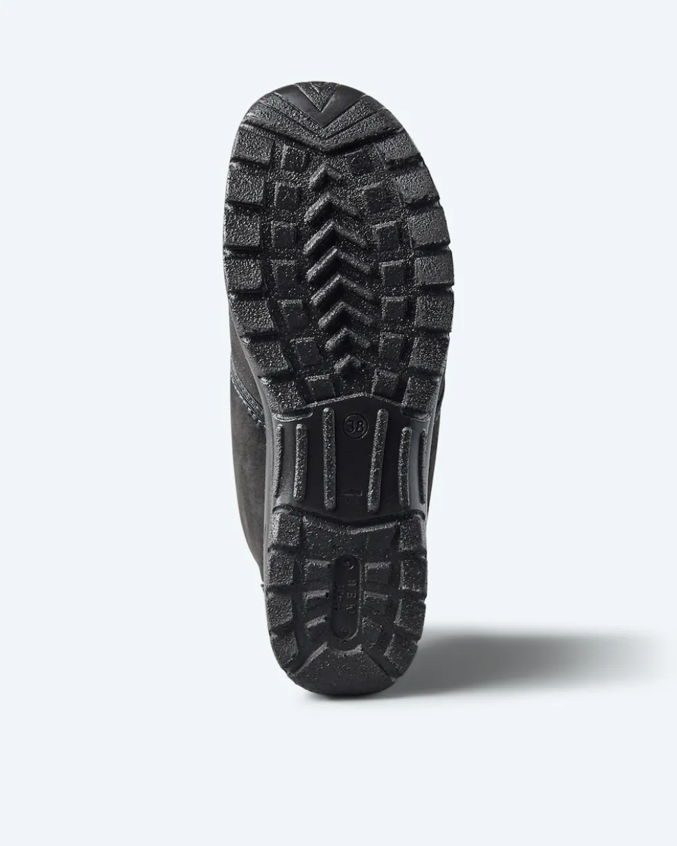 Halbschuh Echtleder Lammfellfutter