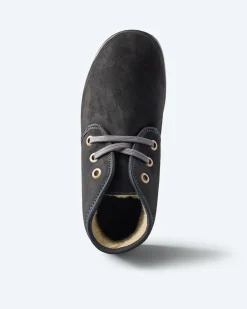 Halbschuh Echtleder Lammfellfutter