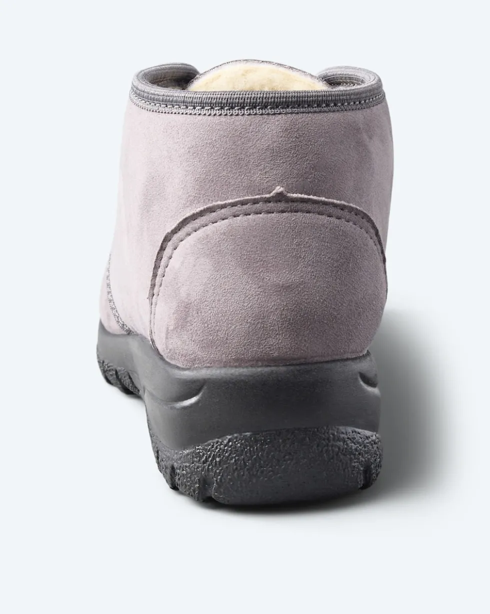Halbschuh Echtleder Lammfellfutter