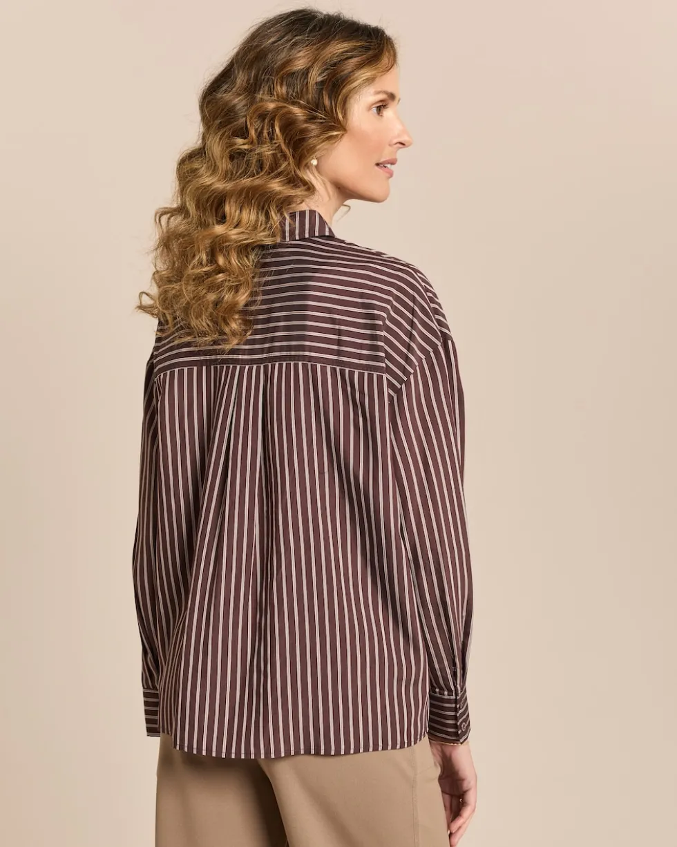 Hemdbluse gestreift