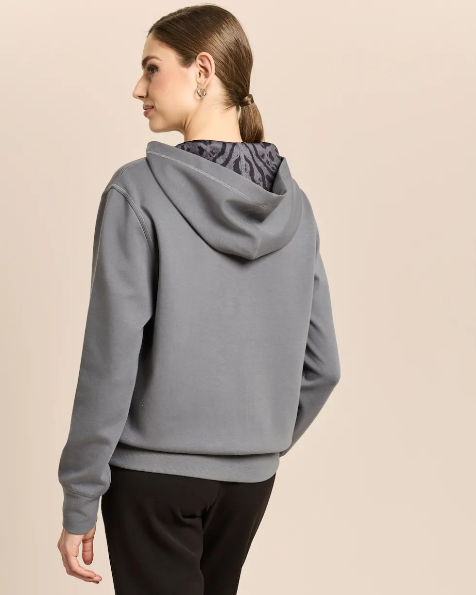 Hoodie im Wende-Design