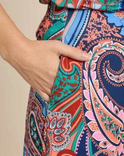 Hosenrock mit Paisley-Druck