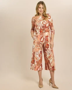 Hosenrock mit Paisley-Druck