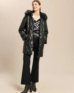 Jacke aus Kunstleder