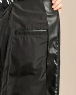 Jacke aus Kunstleder