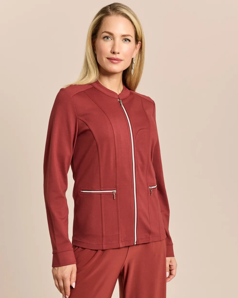 Jacke aus Ponte