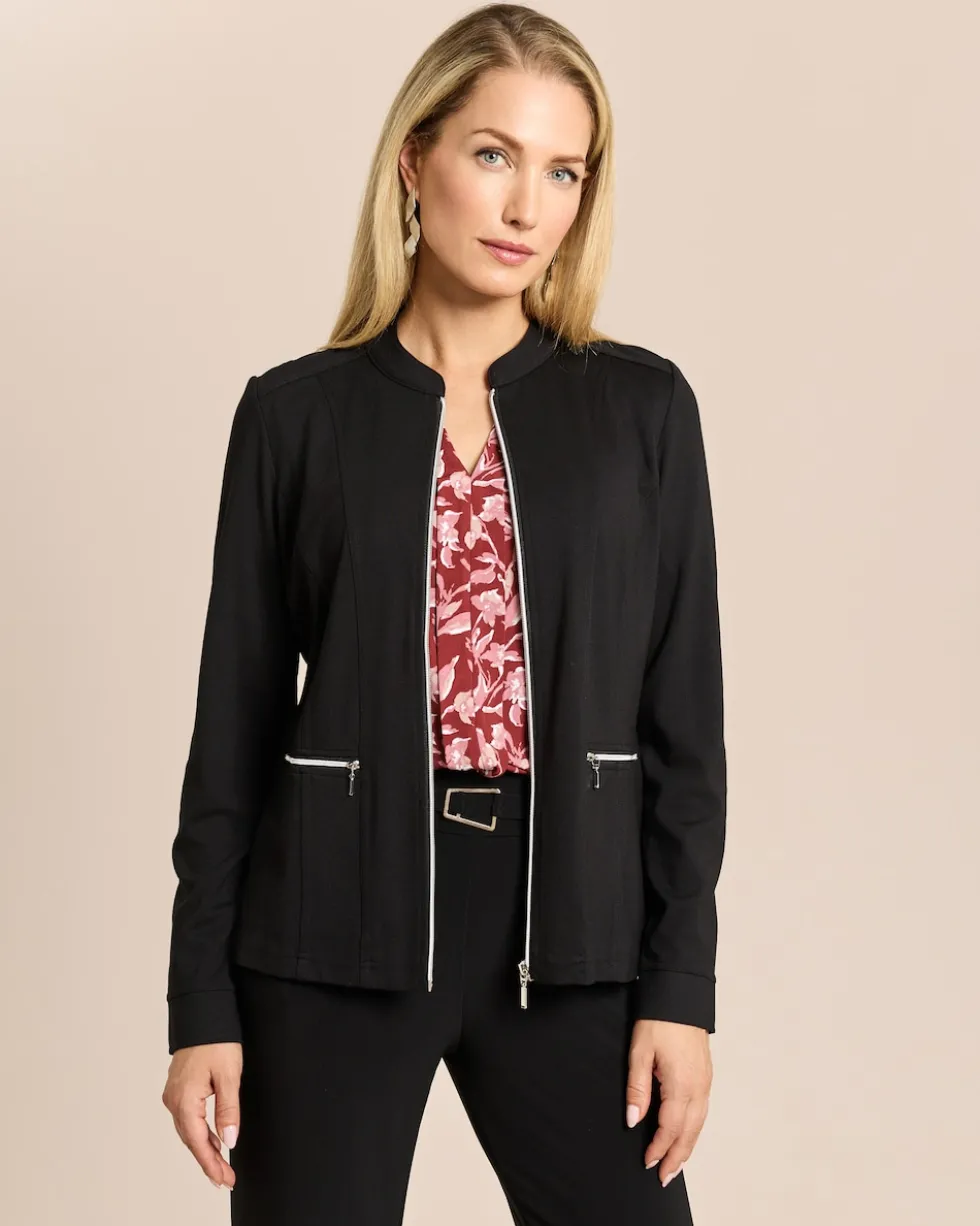 Jacke aus Ponte