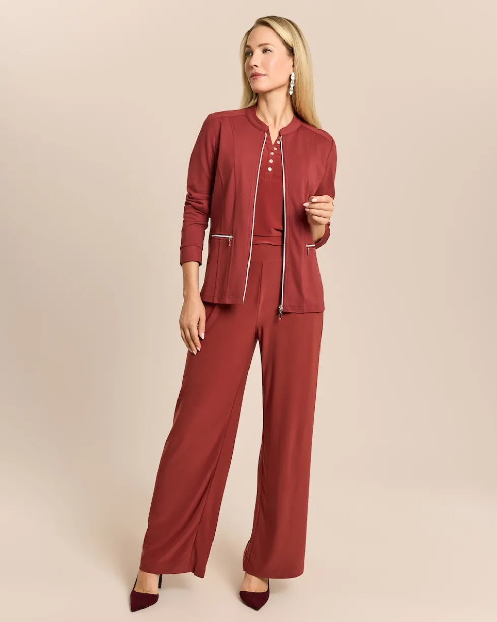 Jacke aus Ponte