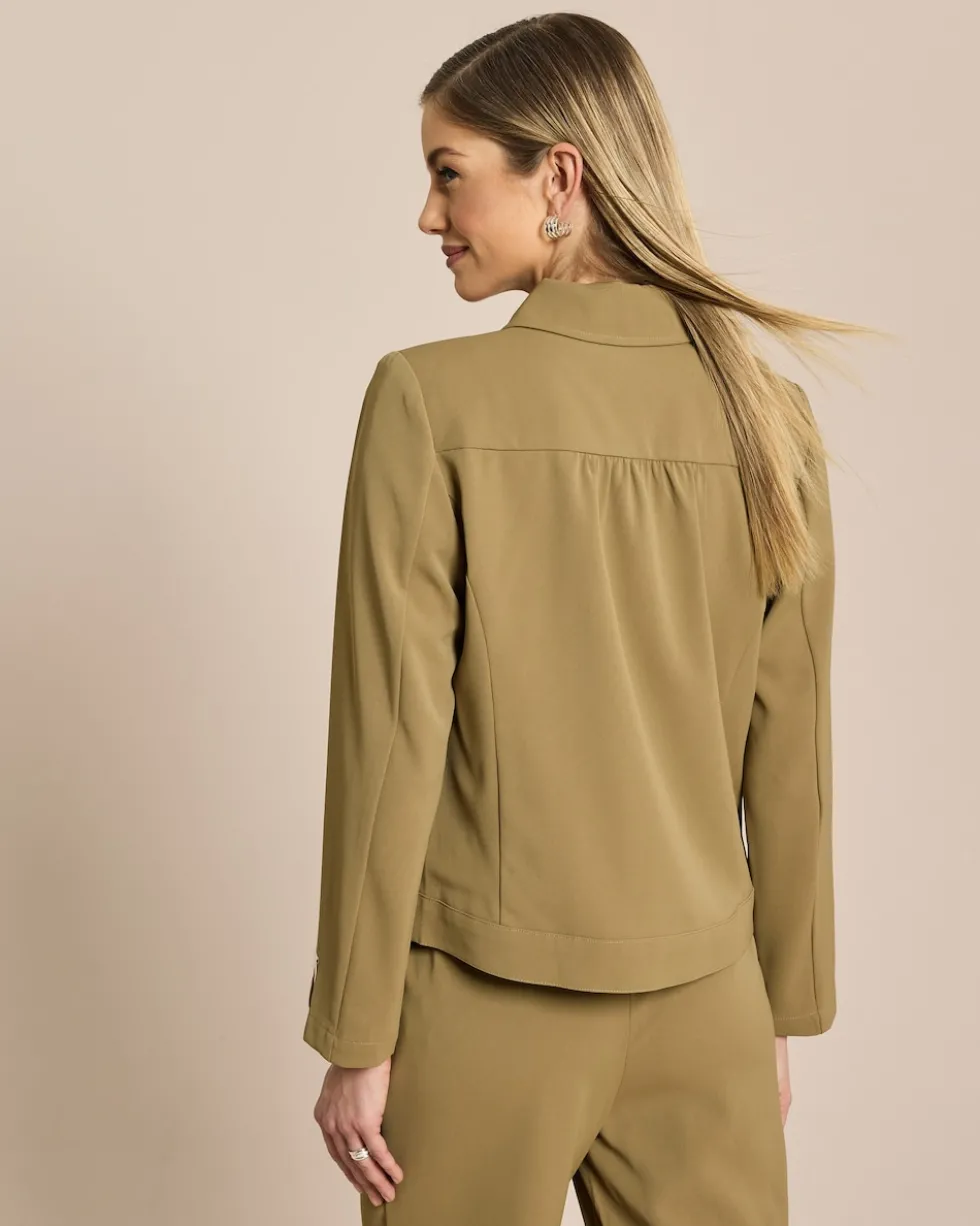 Jacke aus Webstoff