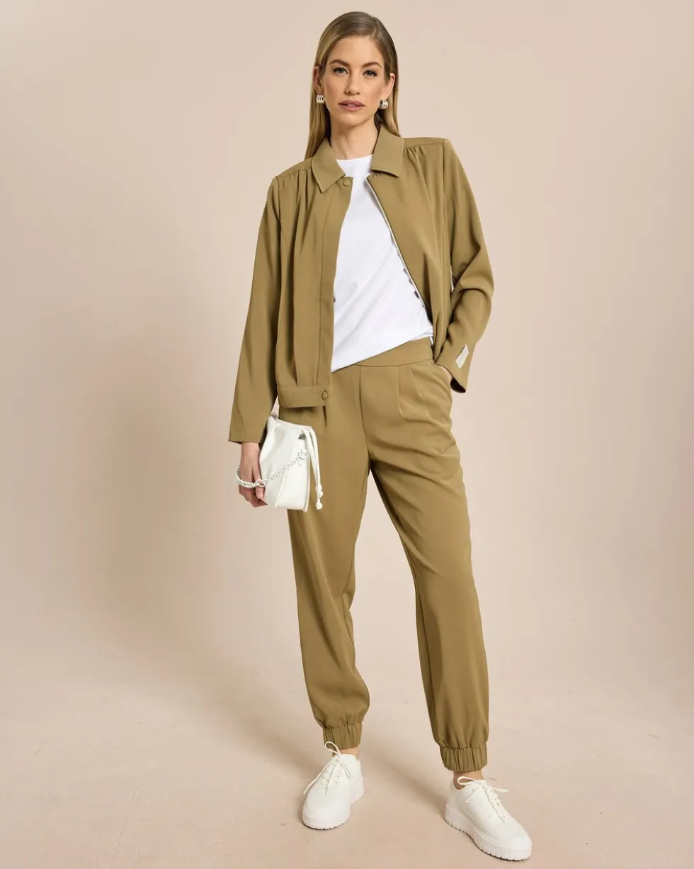 Jacke aus Webstoff