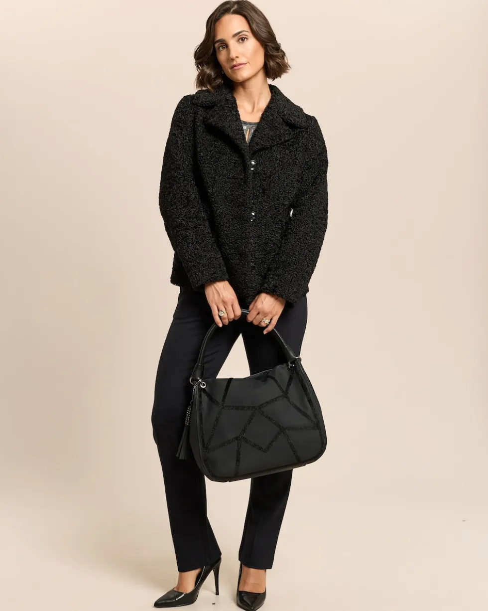 Jacke in Persianer-Optik