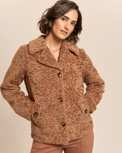 Jacke in Persianer-Optik