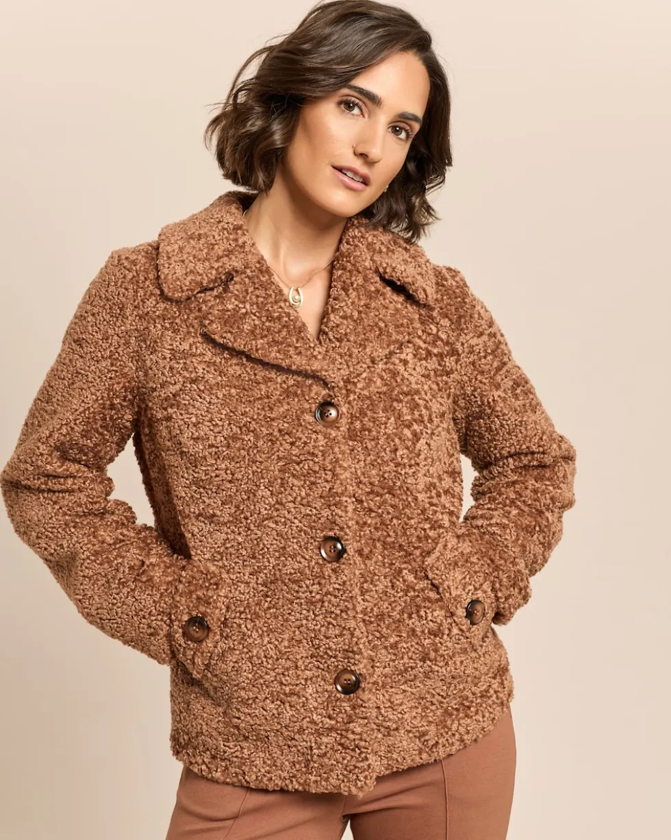 Jacke in Persianer-Optik