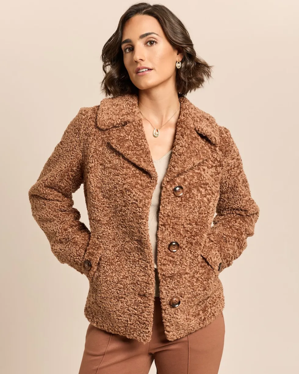 Jacke in Persianer-Optik