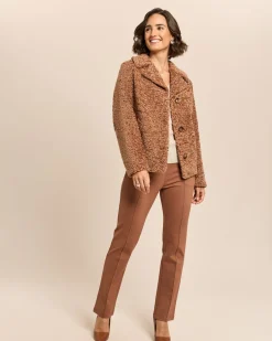 Jacke in Persianer-Optik