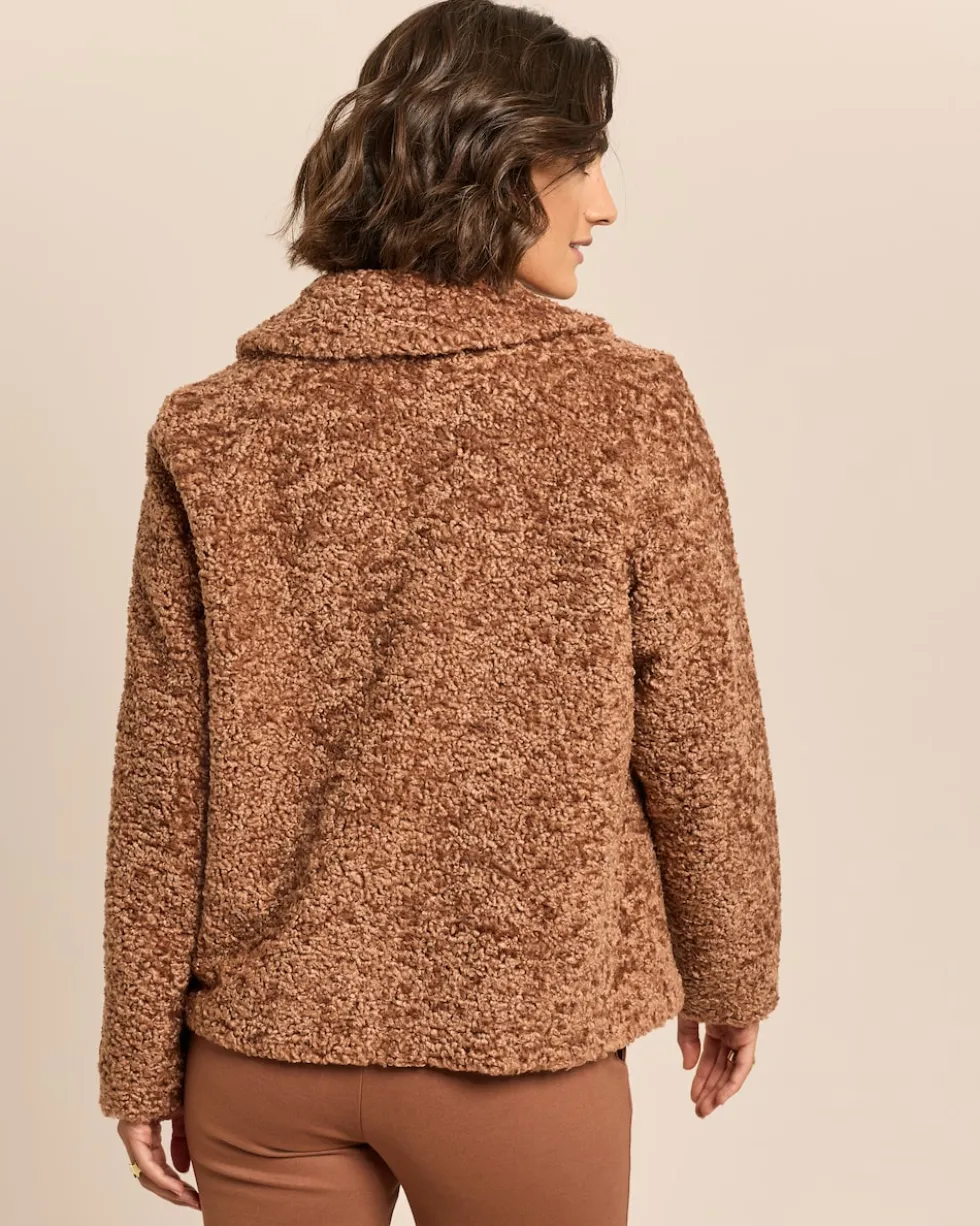 Jacke in Persianer-Optik