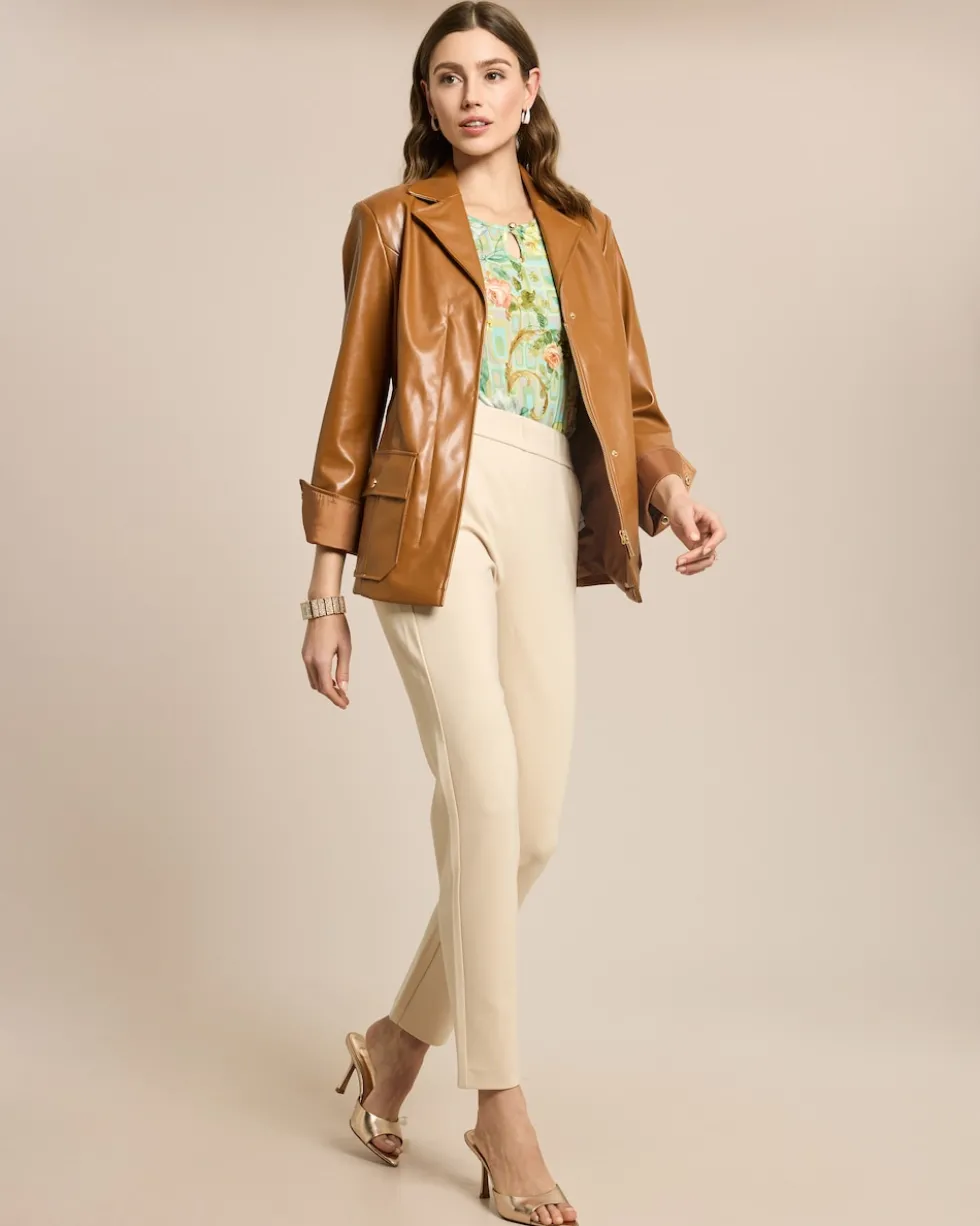 Jacke Lederimitat