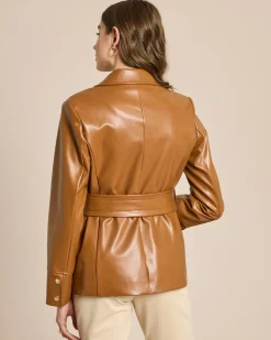 Jacke Lederimitat