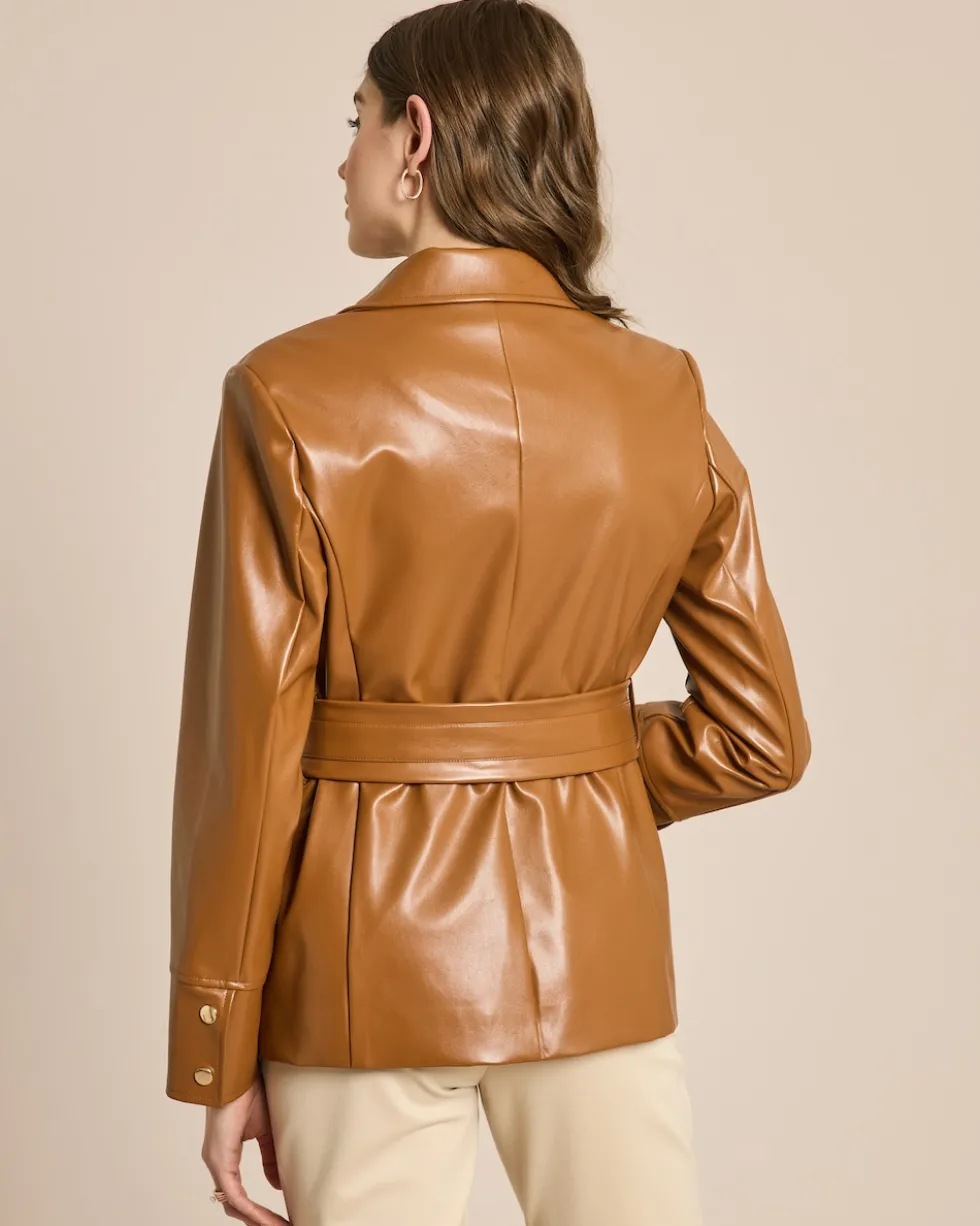 Jacke Lederimitat