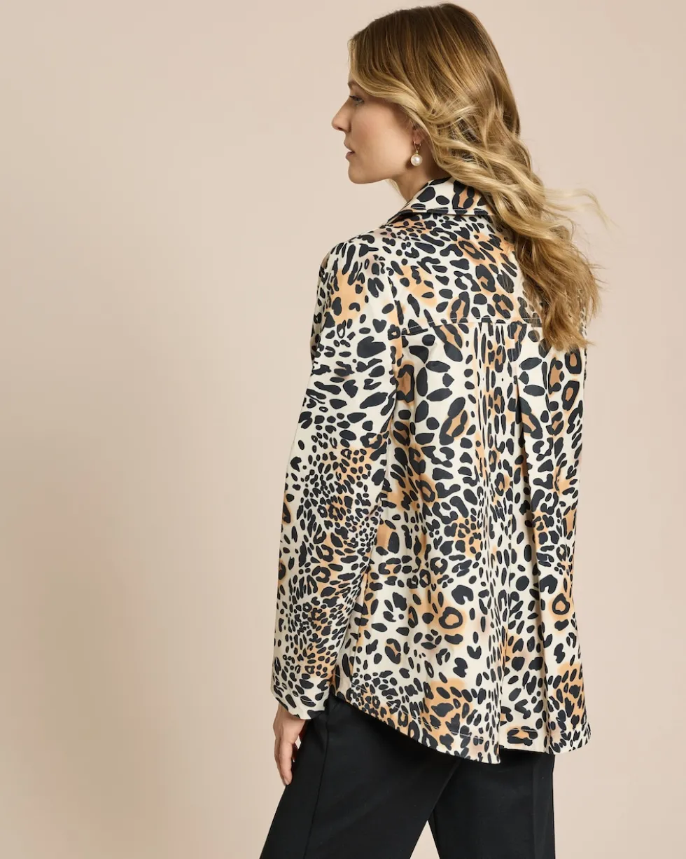 Jacke mit Reverskragen