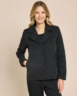 Jacke mit Reverskragen
