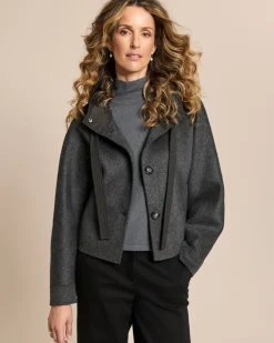 Jacke mit wattierter Kapuze