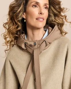 Jacke mit wattierter Kapuze