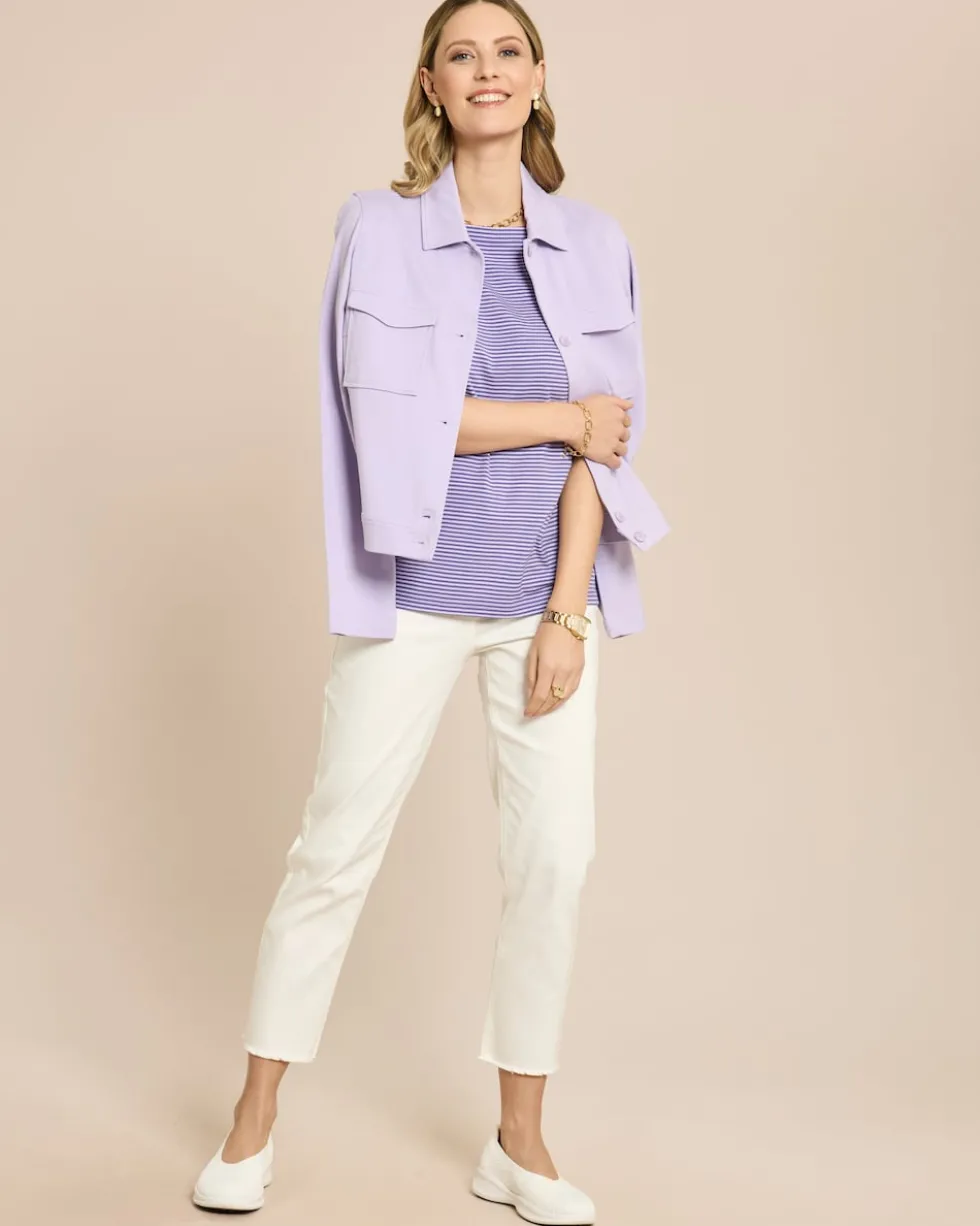 Jacke Ponte di Roma mit aufgesetzten Taschen