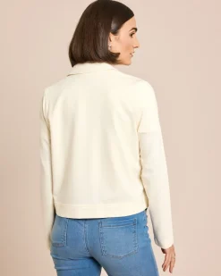 Jacke Ponte di Roma mit aufgesetzten Taschen