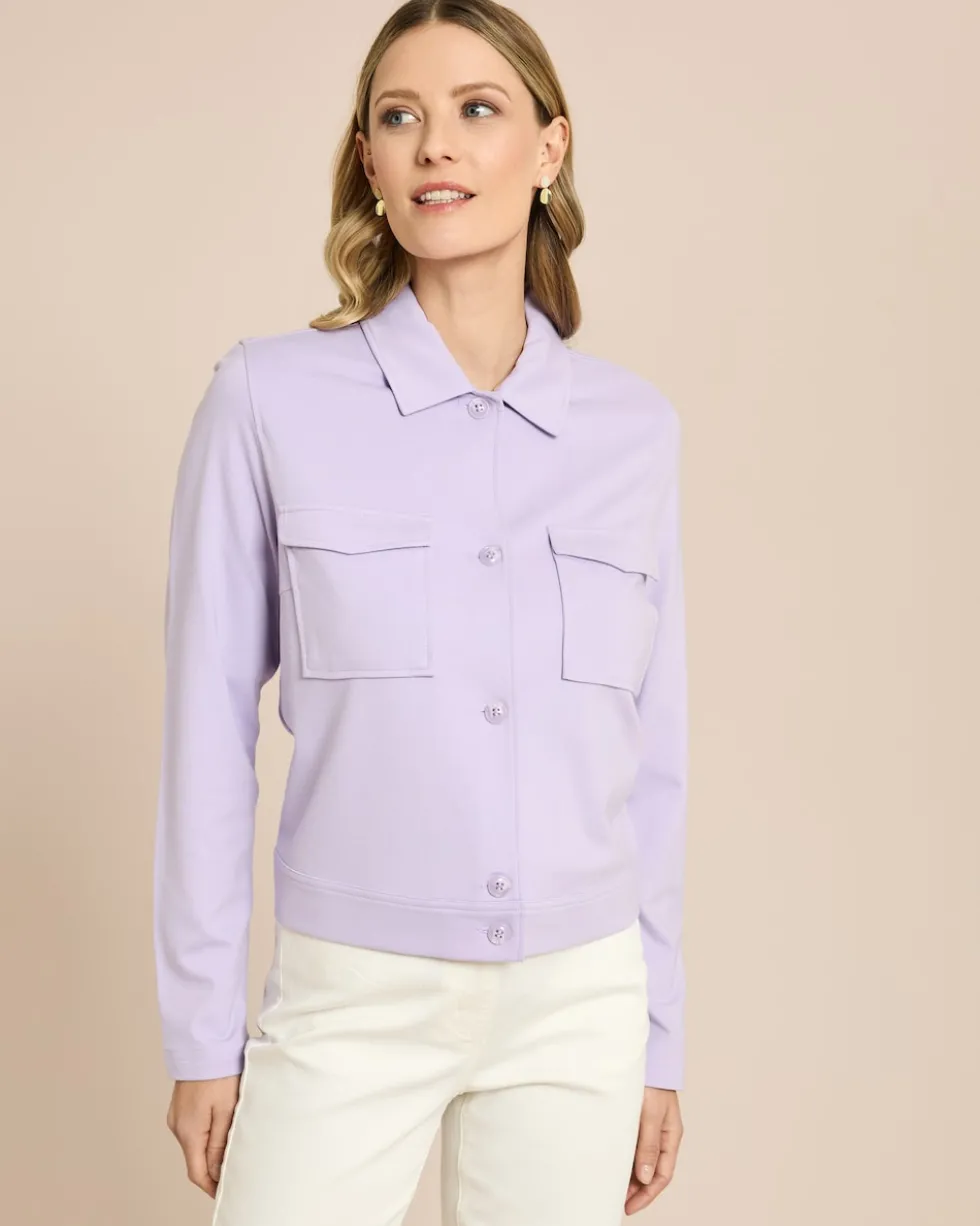 Jacke Ponte di Roma mit aufgesetzten Taschen
