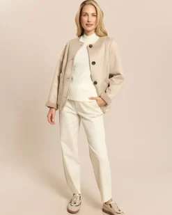 Jacke zum Wenden in Shearling-Optik