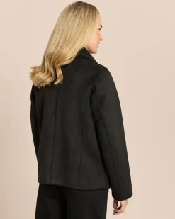 Jacke zum Wenden in Shearling-Optik