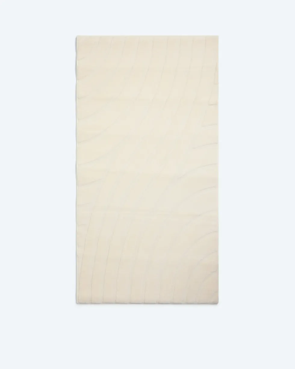Jacquard-Teppich in Kaninchenfell-Optik